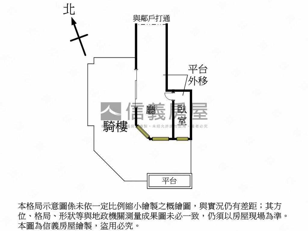 福科路角間店面Ａ房屋室內格局與周邊環境