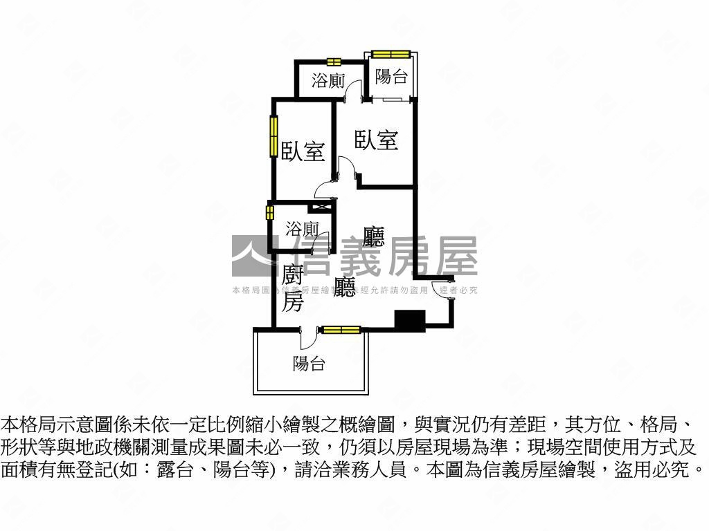 仰德駁二面公園２房平車房屋室內格局與周邊環境