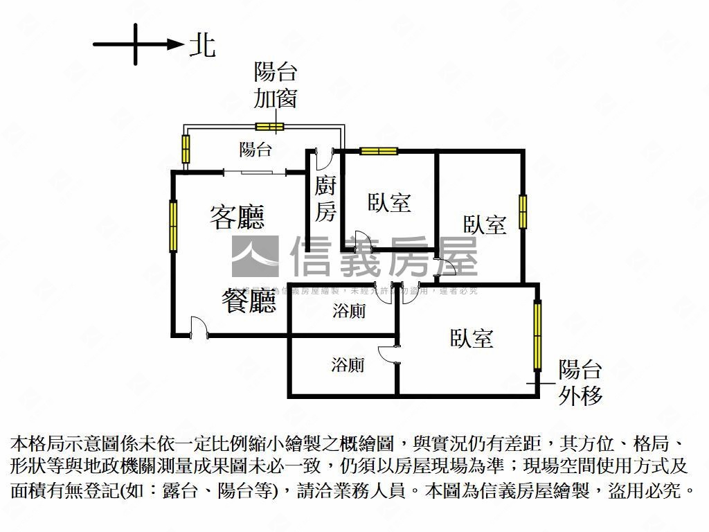 松竹商圈三房Ｂ１平車房屋室內格局與周邊環境