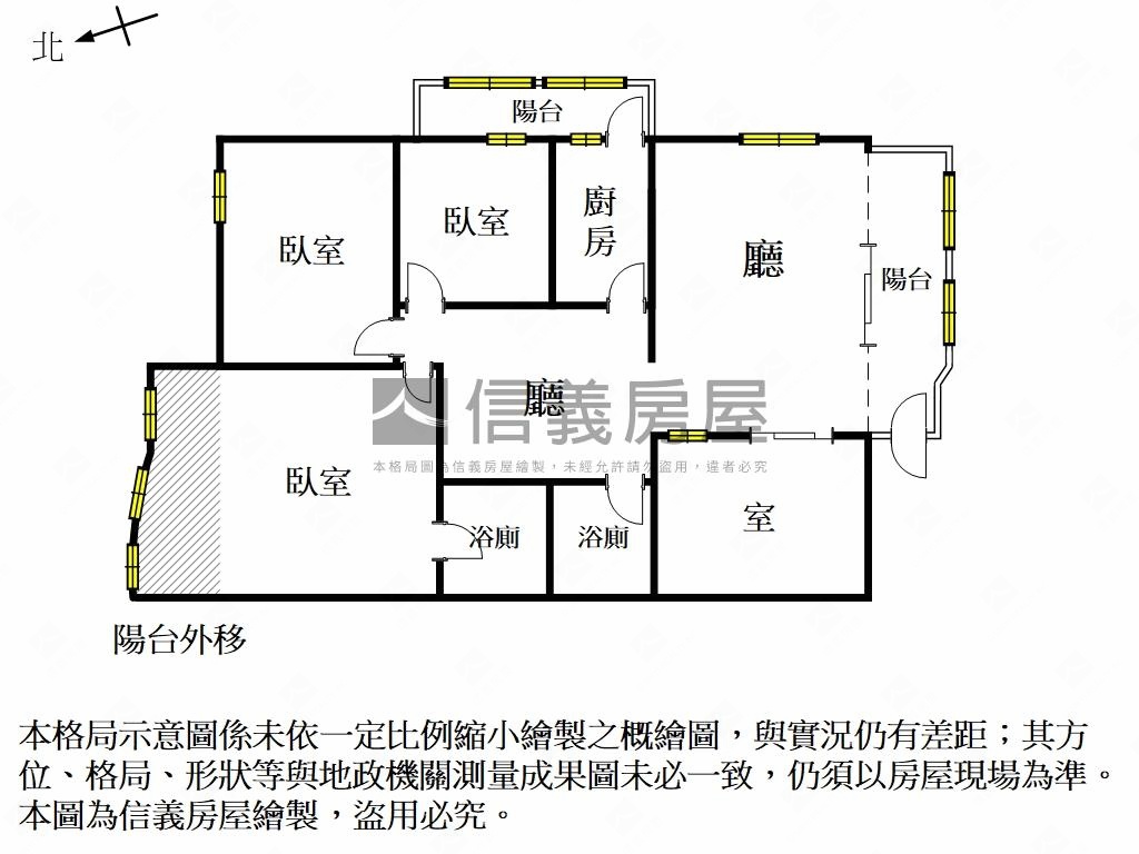 近南紡平實大三房房屋室內格局與周邊環境