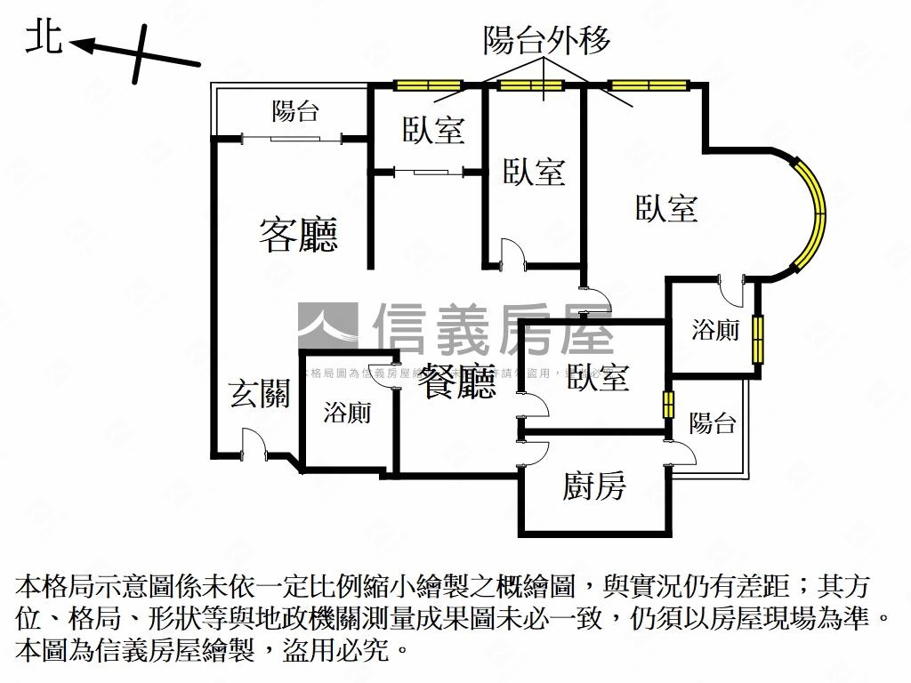 台北愛河．電梯四房車位房屋室內格局與周邊環境