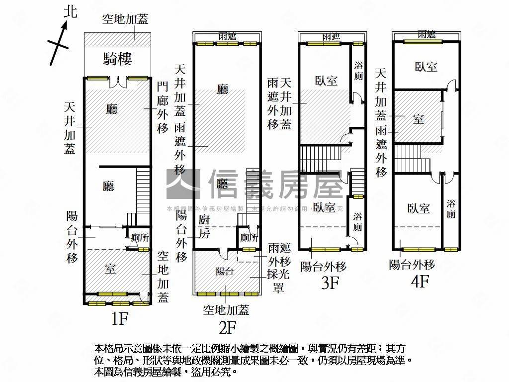 民族大樂‧面寬透天店住房屋室內格局與周邊環境