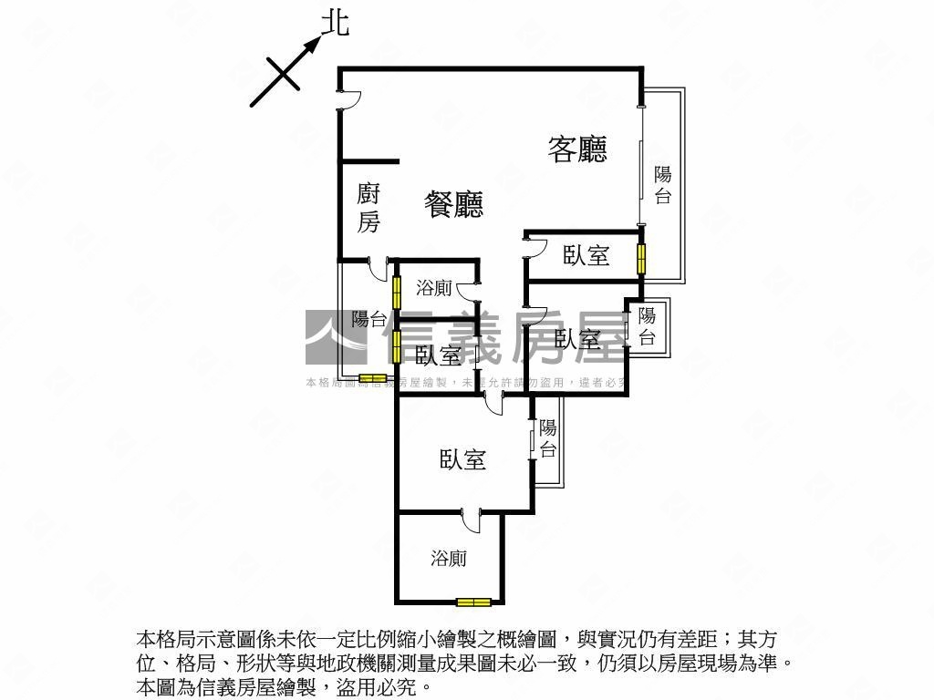 謙和中央公園四房樹梢戶房屋室內格局與周邊環境