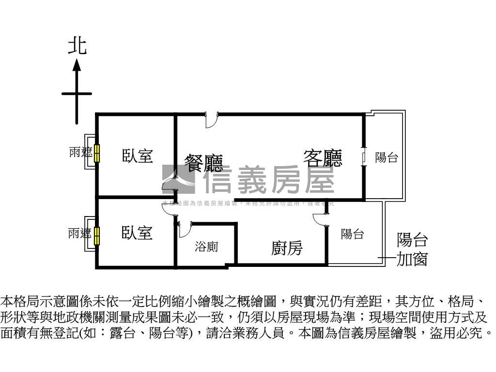 ★彩虹城視野戶兩房附車位房屋室內格局與周邊環境