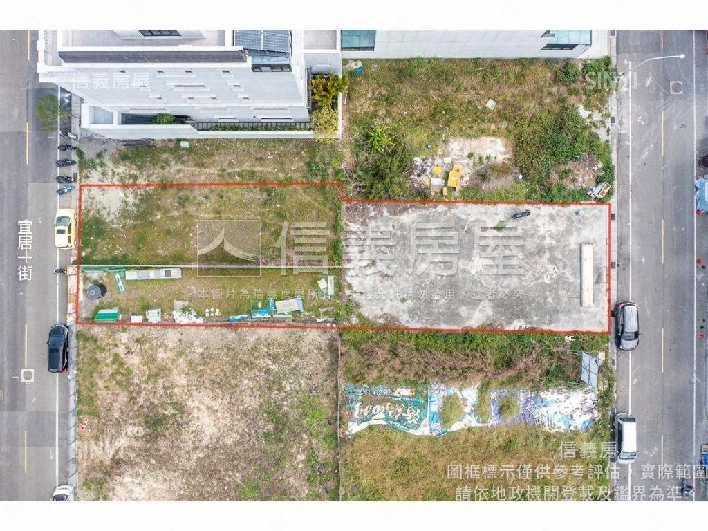 九份子南北向臨路土地房屋室內格局與周邊環境