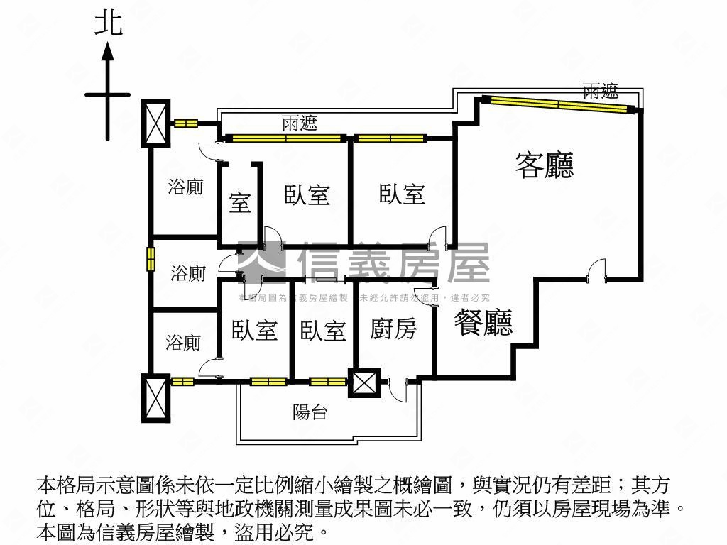 全坤國際館高樓４房車位房屋室內格局與周邊環境