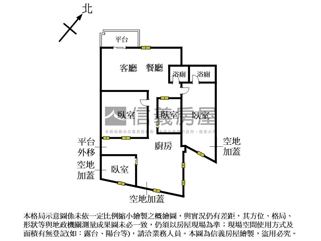 台北明珠稀有一樓戶房屋室內格局與周邊環境