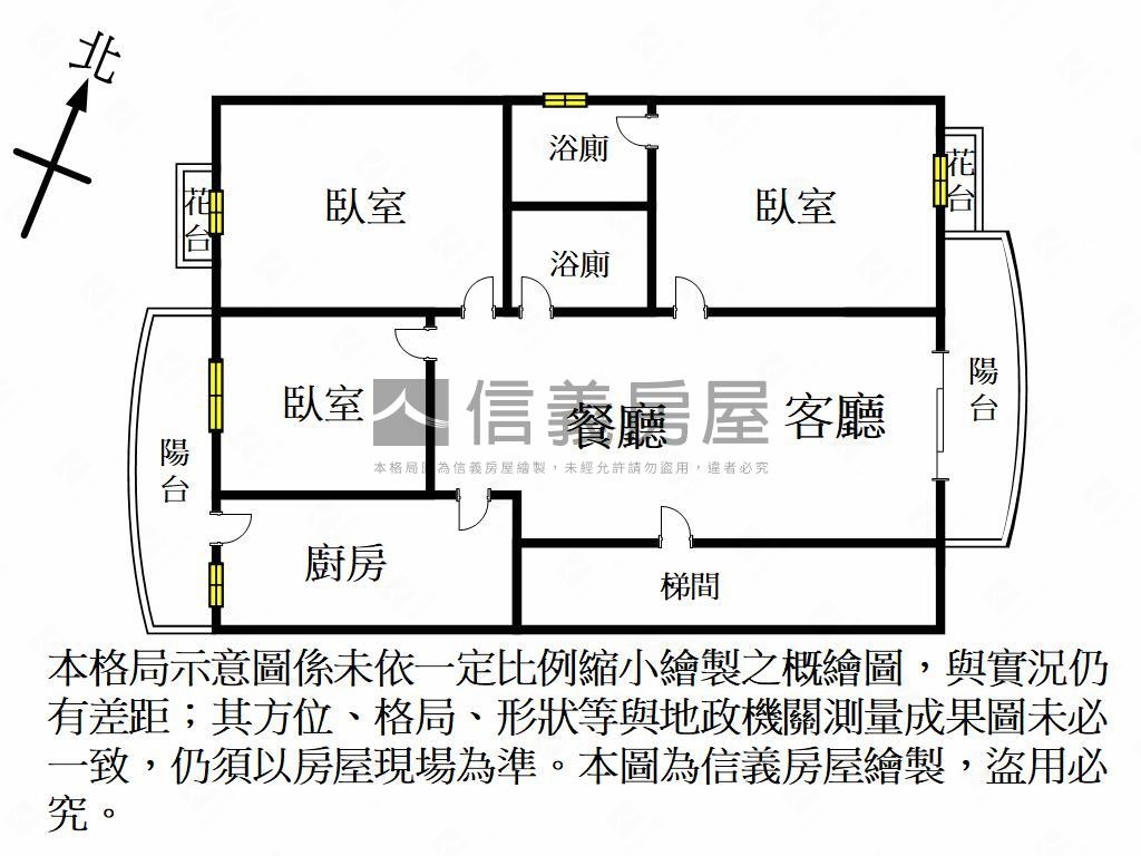 福氣歡慶大業三房房屋室內格局與周邊環境