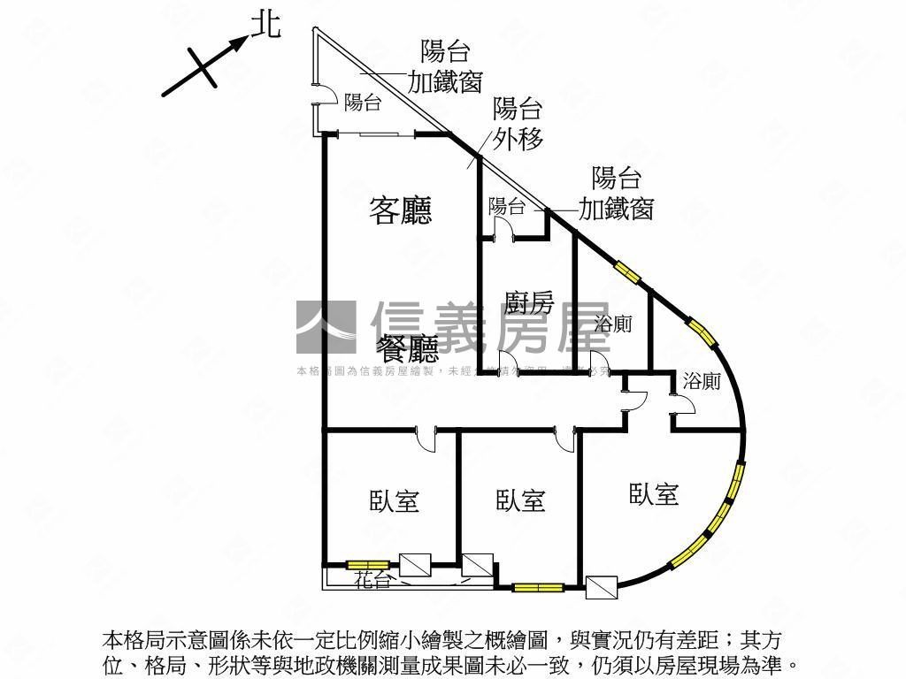 修德國小低公設電梯三房房屋室內格局與周邊環境