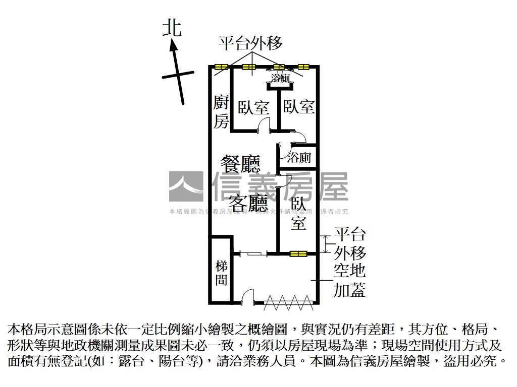 莊敬美妝一樓房屋室內格局與周邊環境