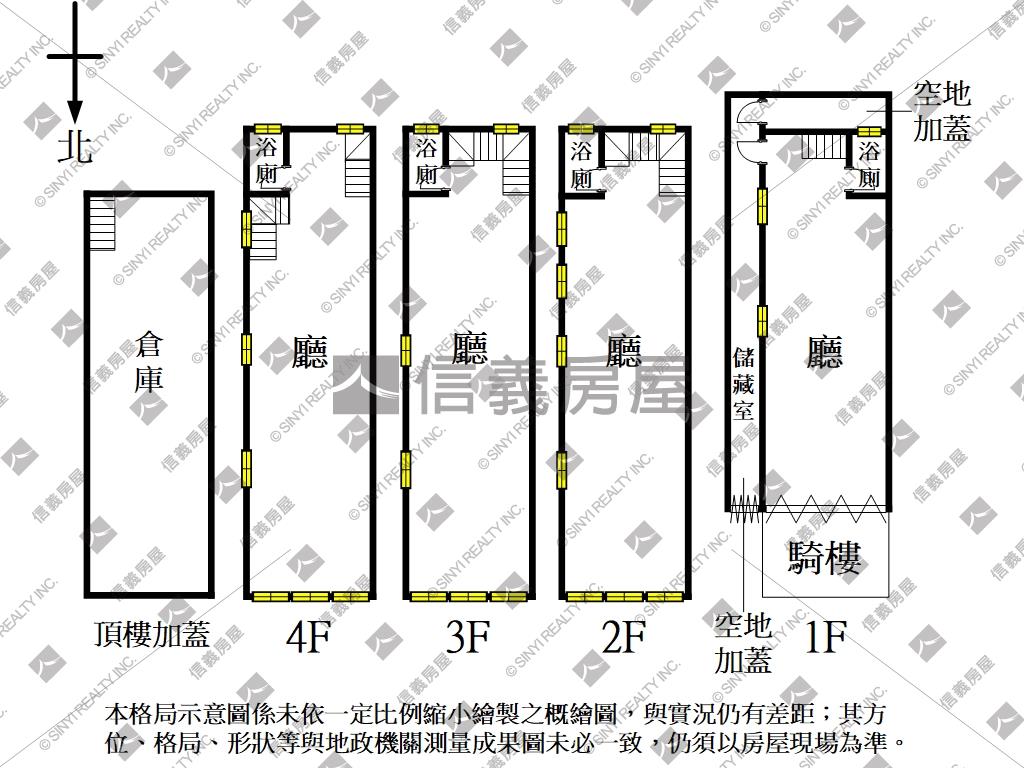 台北車站商圈信陽大透天房屋室內格局與周邊環境