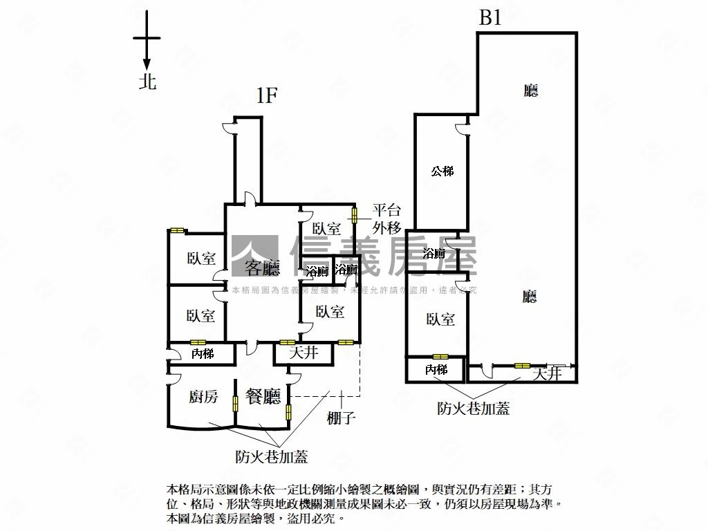 ♚敦化學區住家有地下室房屋室內格局與周邊環境