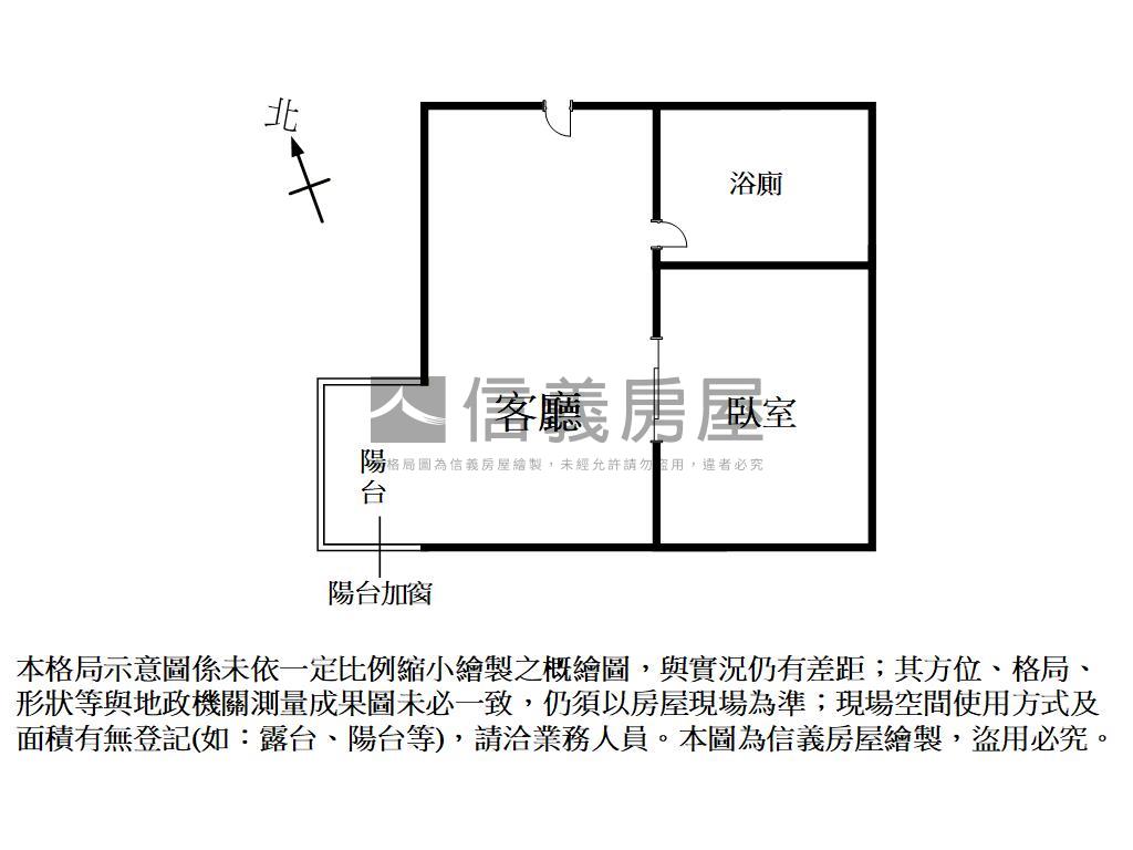 太皇園｜有管理有陽台套房房屋室內格局與周邊環境