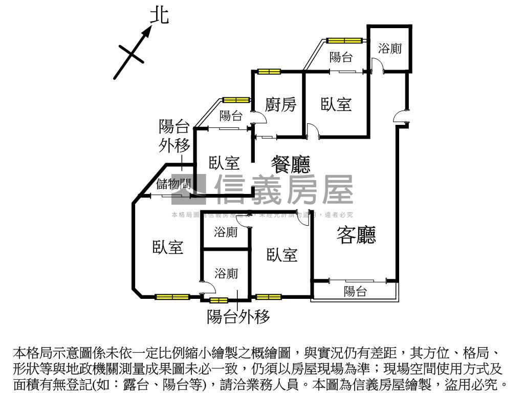忠孝新生稀有四房房屋室內格局與周邊環境