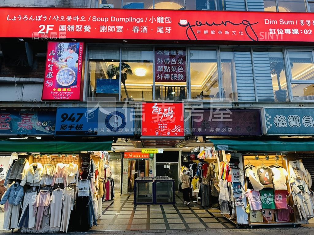 西門捷運黃金小店房屋室內格局與周邊環境