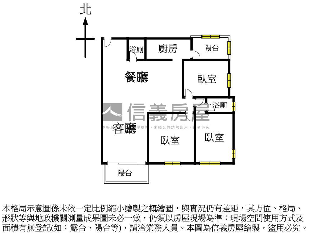 專任夏卡爾東區三房房屋室內格局與周邊環境