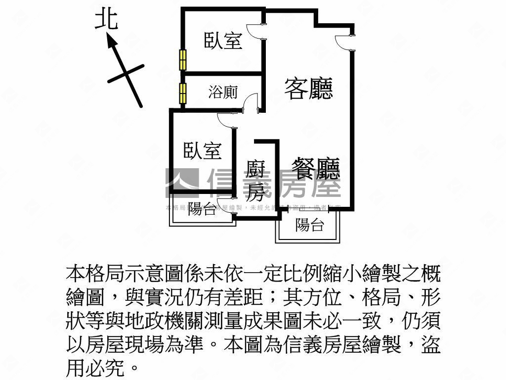 過嶺景觀２房車合遠新綠洲房屋室內格局與周邊環境