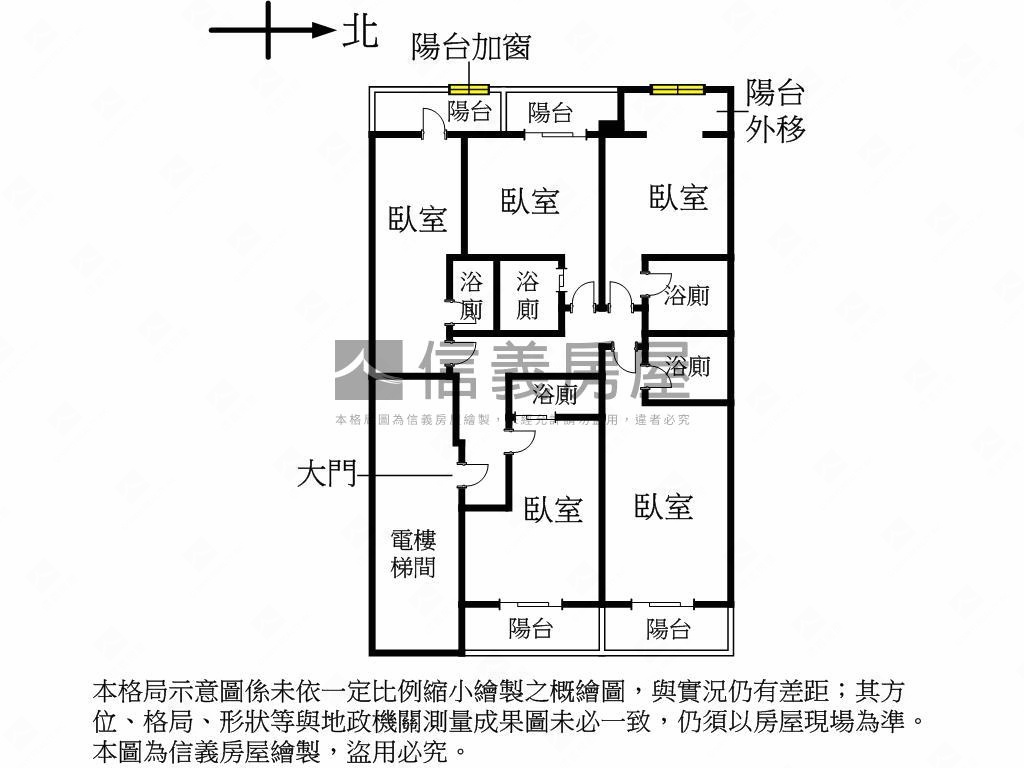 微風黃金屋美廈房屋室內格局與周邊環境