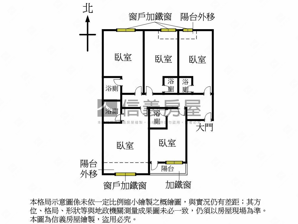 北區中國醫收租５套房房屋室內格局與周邊環境