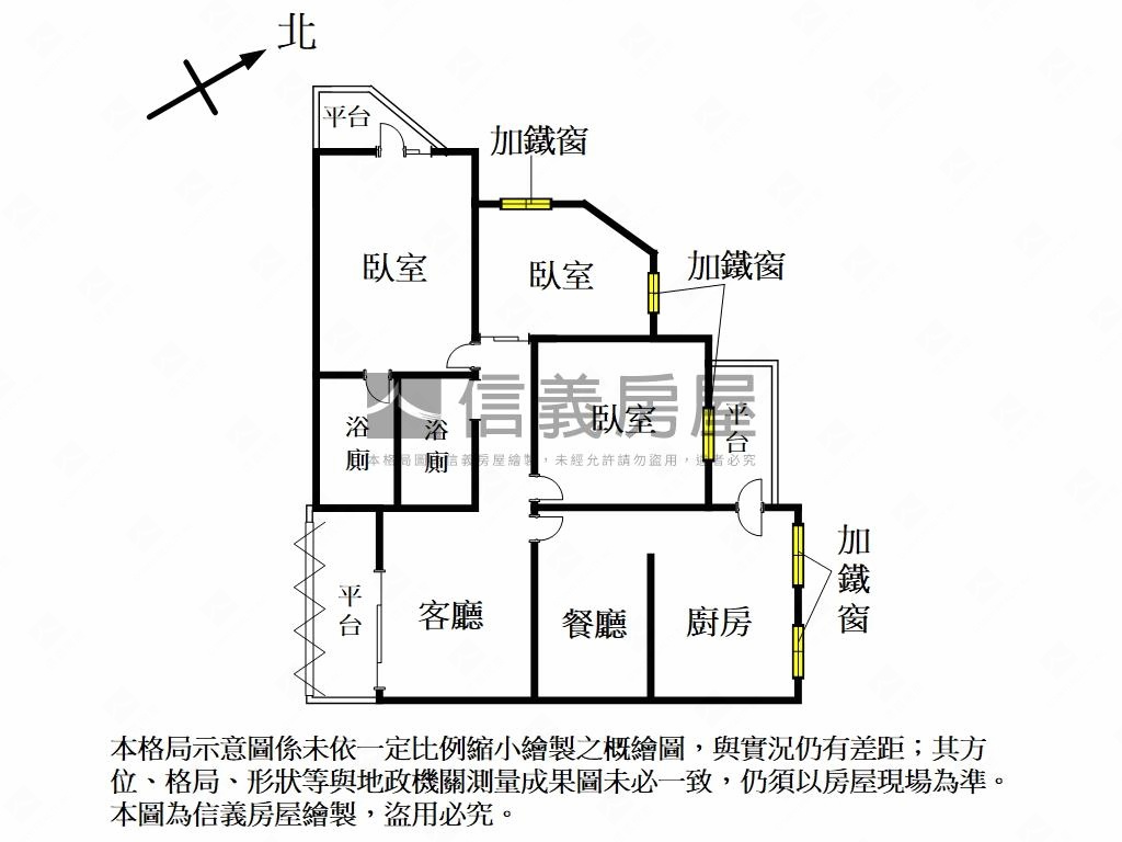 專任龍山文化大鎮三房車位房屋室內格局與周邊環境