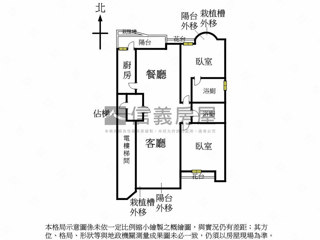 信義邊間高樓車位房屋室內格局與周邊環境