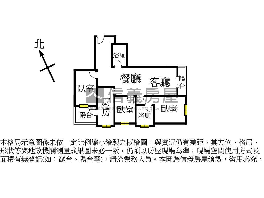 專任‧Ａ７皇普美三房車位房屋室內格局與周邊環境