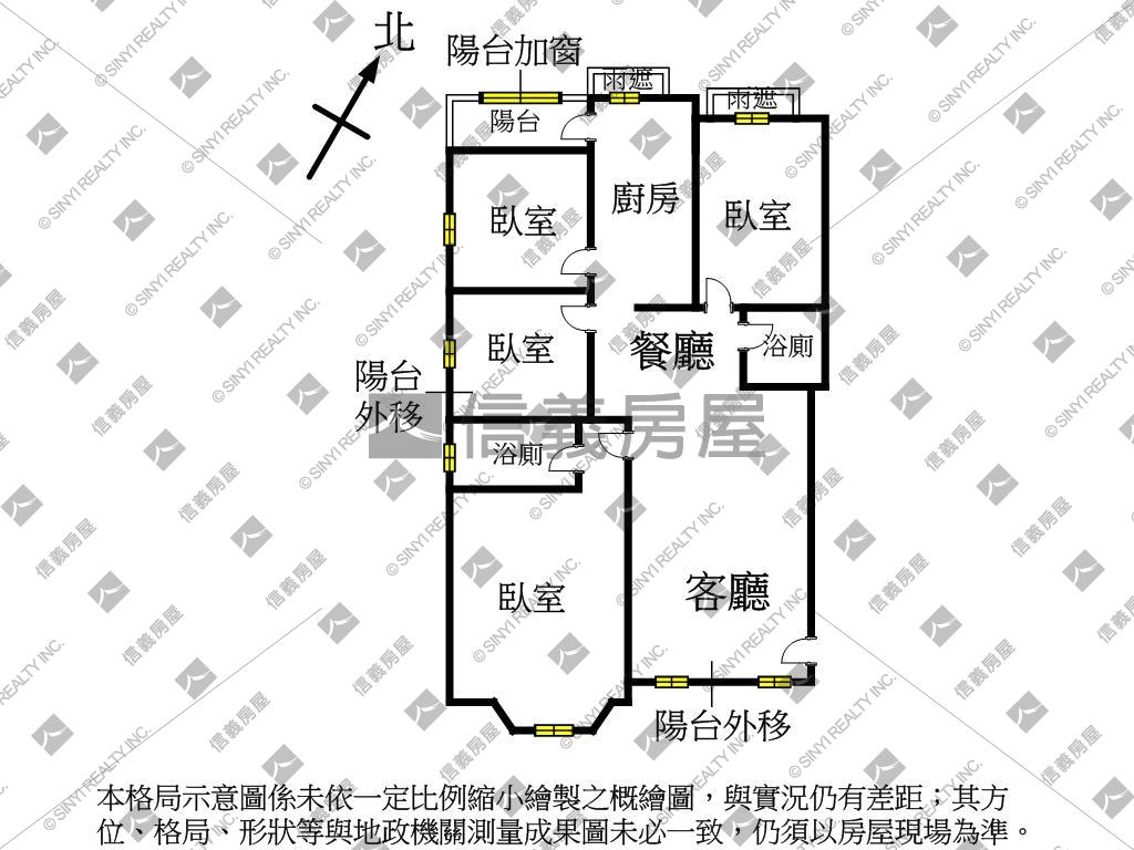 專任世紀風華大墩學區明亮房屋室內格局與周邊環境