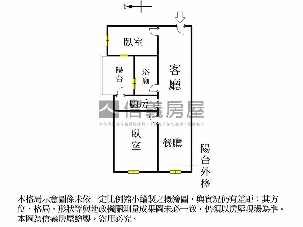 美術館艾美館兩房平移房屋室內格局與周邊環境