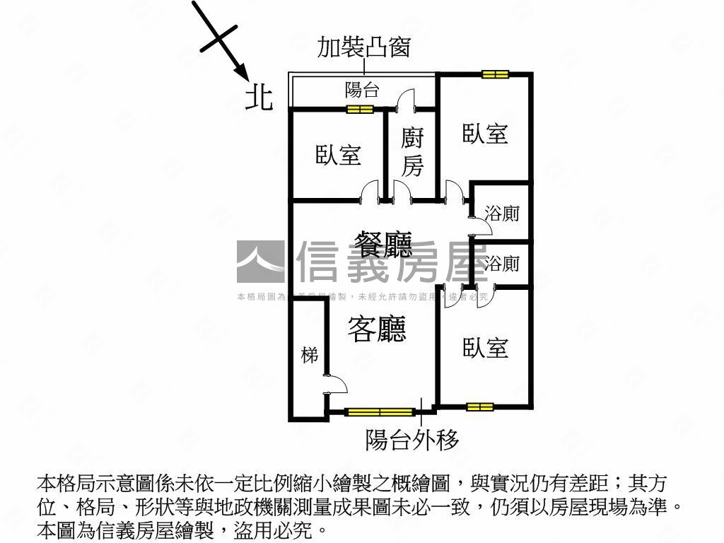 晴光寓所近捷運免爬高三樓房屋室內格局與周邊環境
