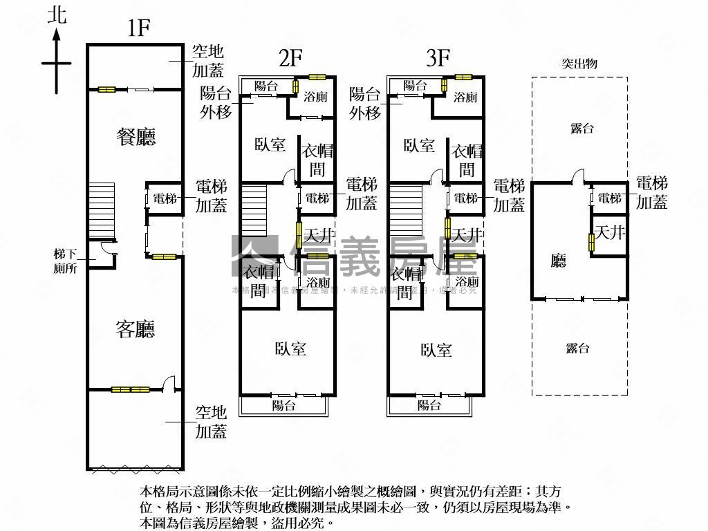 近公園朝南別墅加蓋電梯房屋室內格局與周邊環境