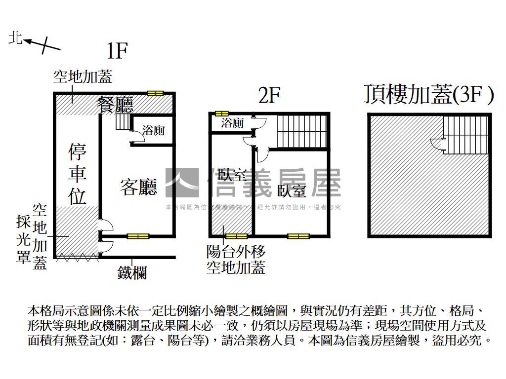 面寬約６米５有整理美透天房屋室內格局與周邊環境