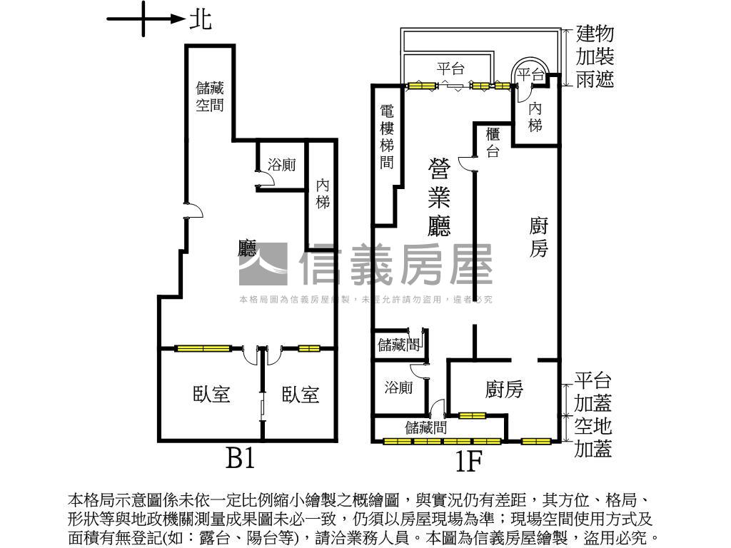 中原黃金店面房屋室內格局與周邊環境