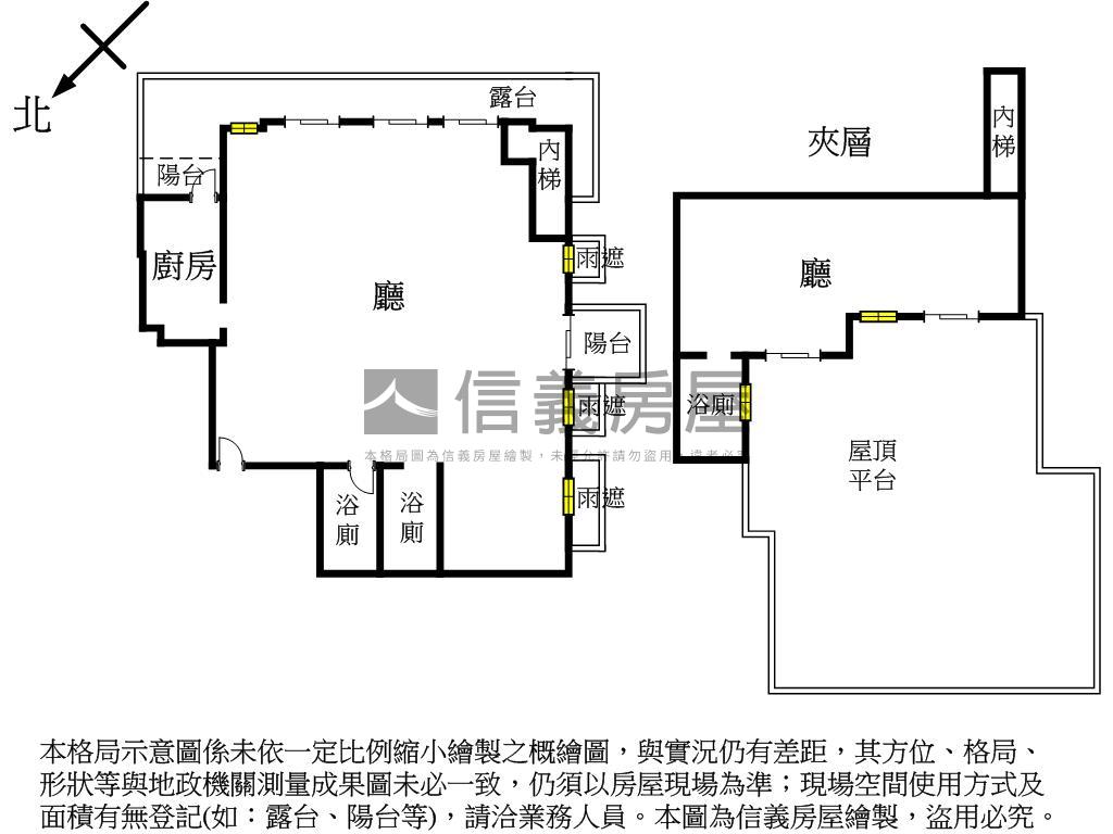 城閱屋王俯視校園房屋室內格局與周邊環境