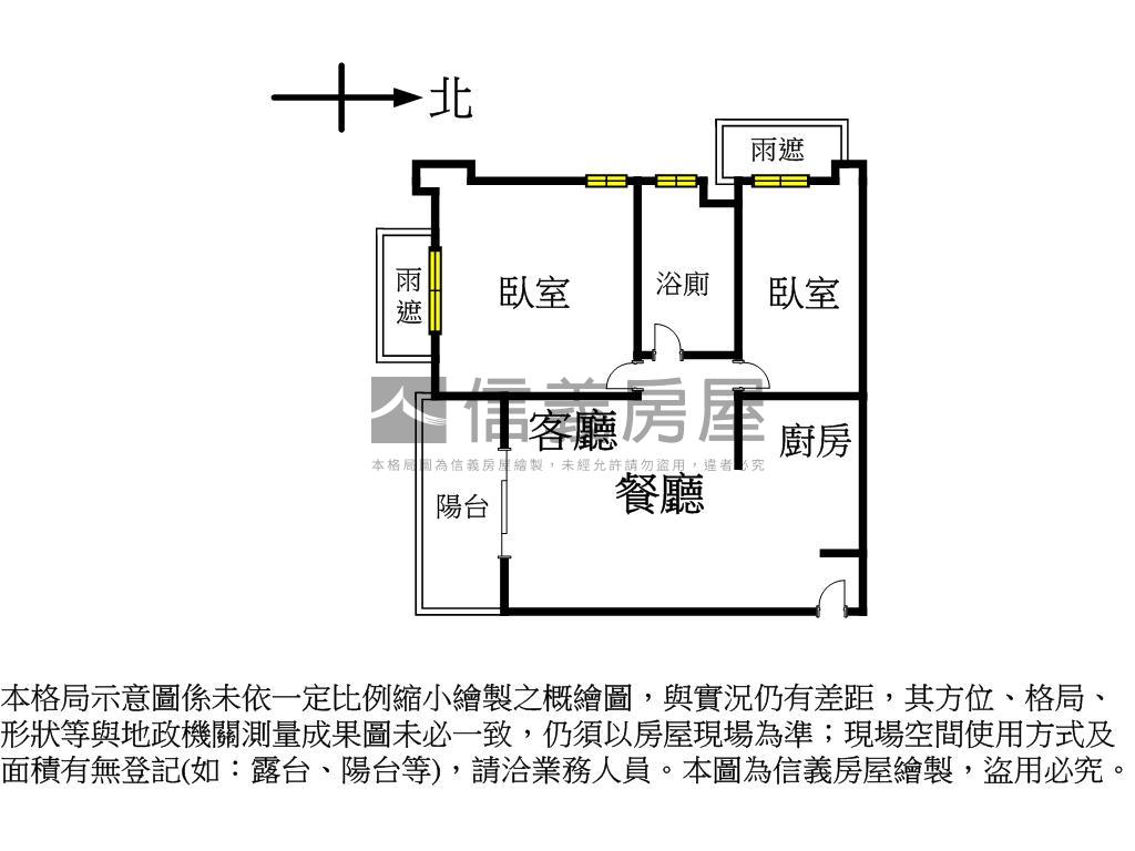 香草天空小資首購２房房屋室內格局與周邊環境