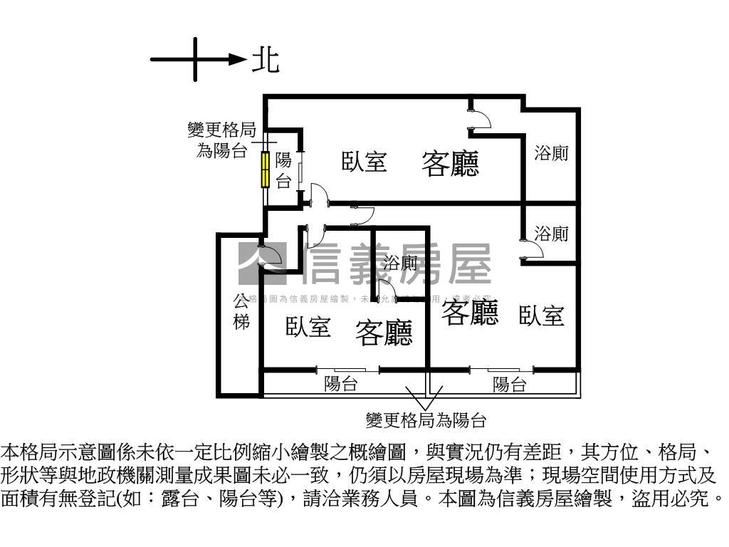 逢甲文華公寓陽台三大套房房屋室內格局與周邊環境
