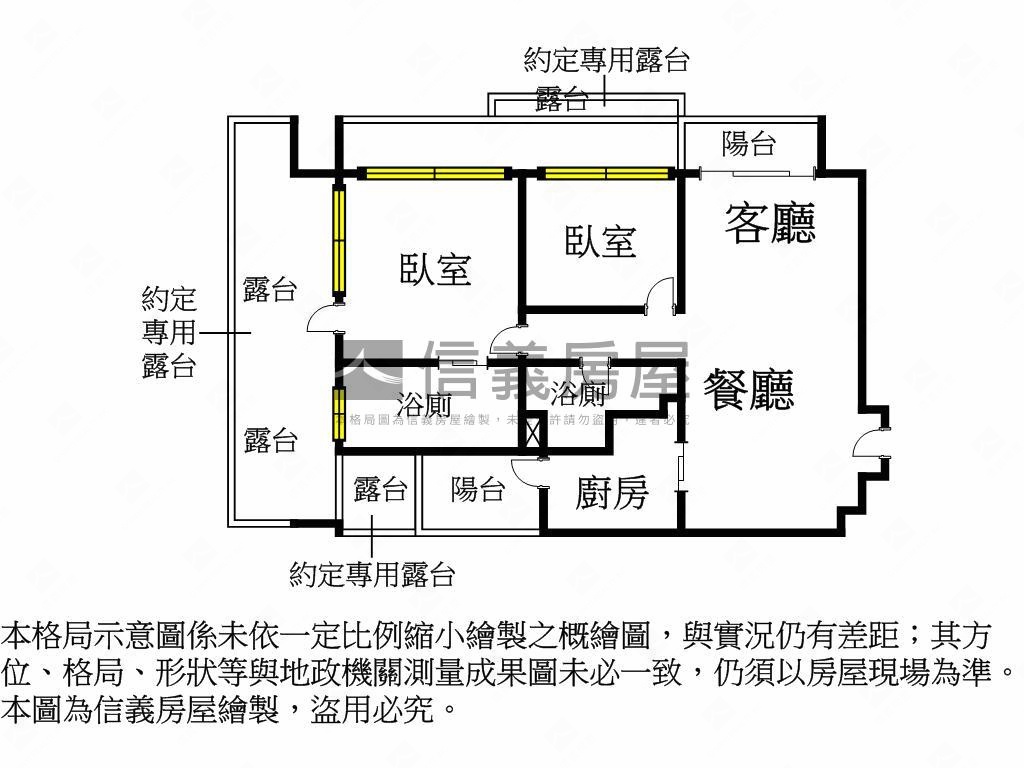 永康麗莊Ａ２－３Ｆ露台戶房屋室內格局與周邊環境