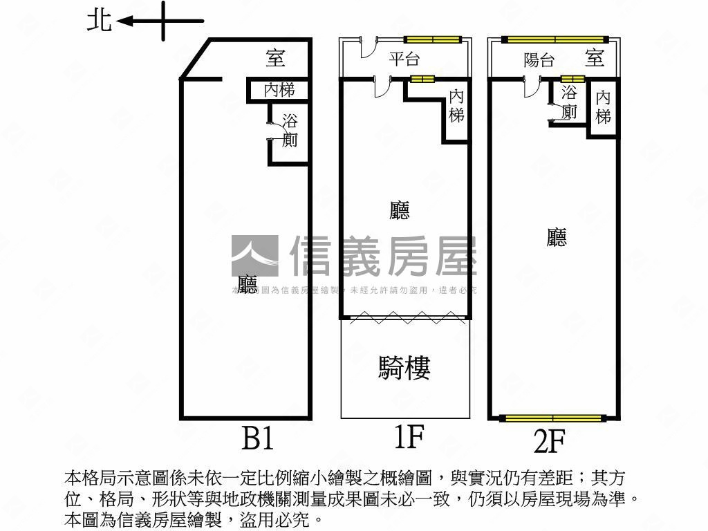 大馬路邊間金店面房屋室內格局與周邊環境