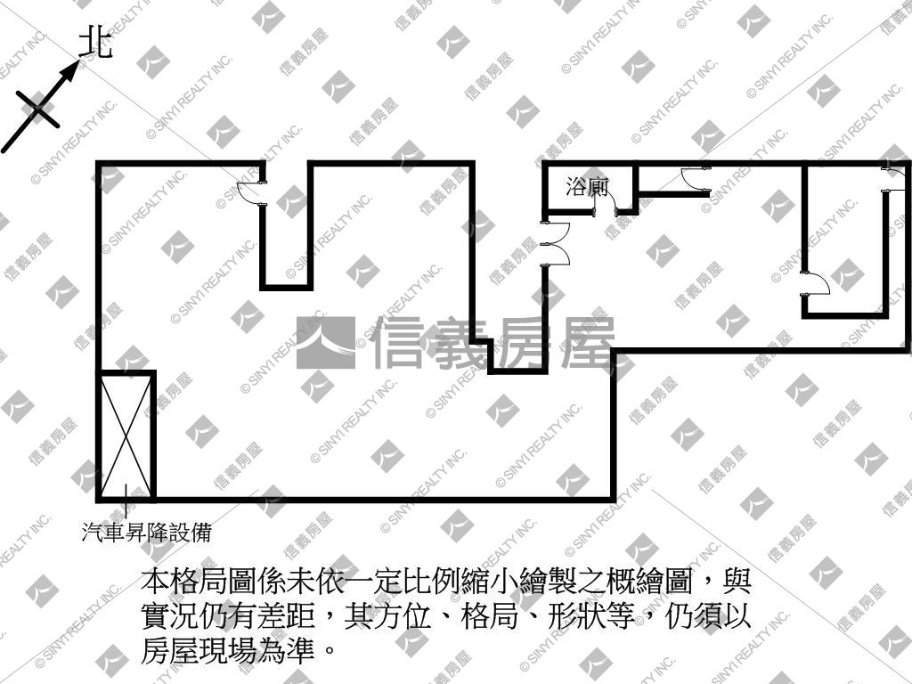 台北橋捷運站附近地下室房屋室內格局與周邊環境