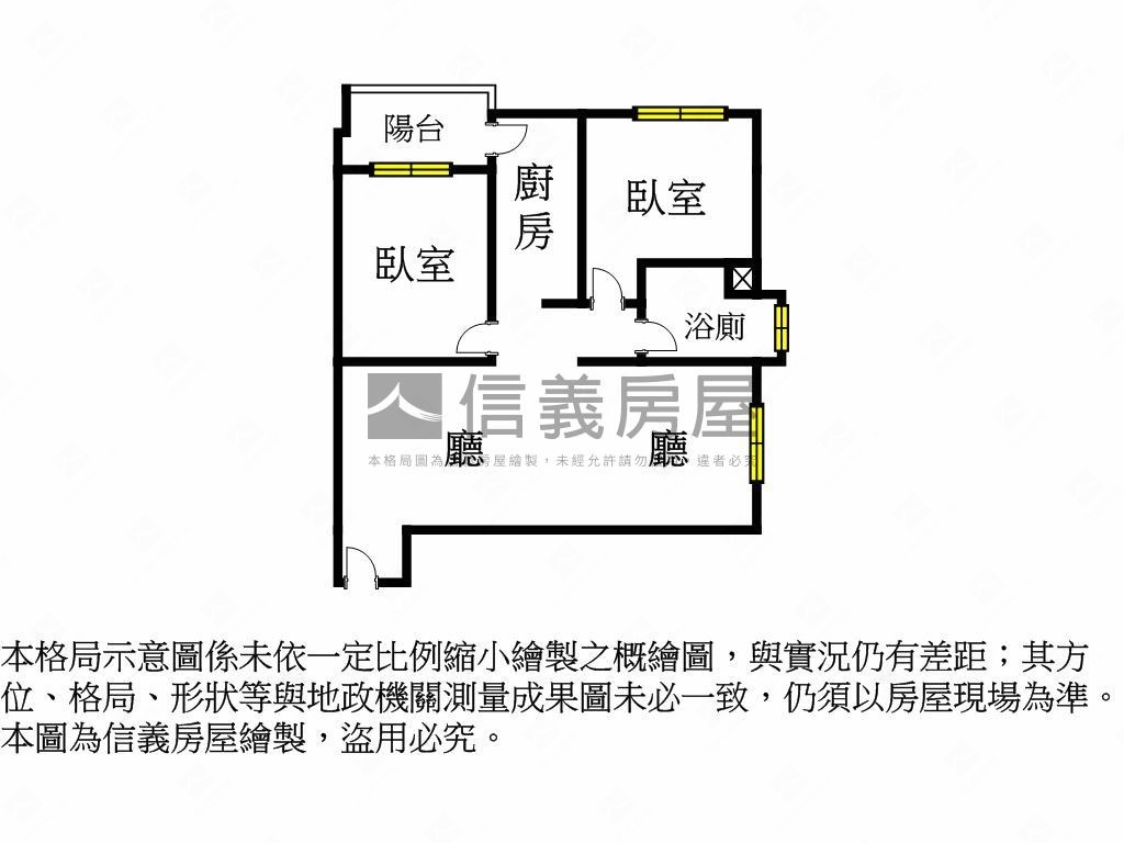 鵬躍序高樓景全新兩房車位房屋室內格局與周邊環境