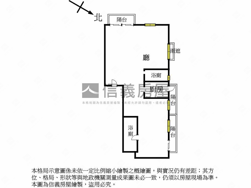 傳奇ＩＩ邊間２５樓頂奢宅房屋室內格局與周邊環境