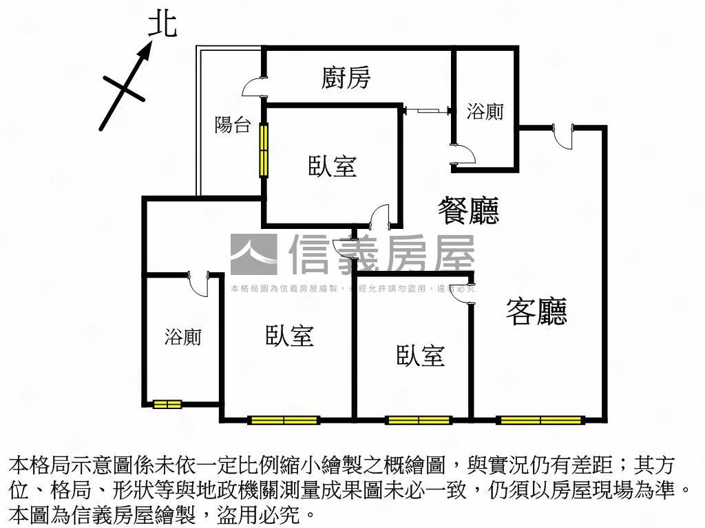 幸福昇樺三房車位房屋室內格局與周邊環境