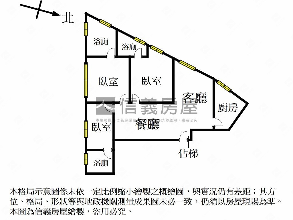 古亭＿＿中正國中電梯三房房屋室內格局與周邊環境