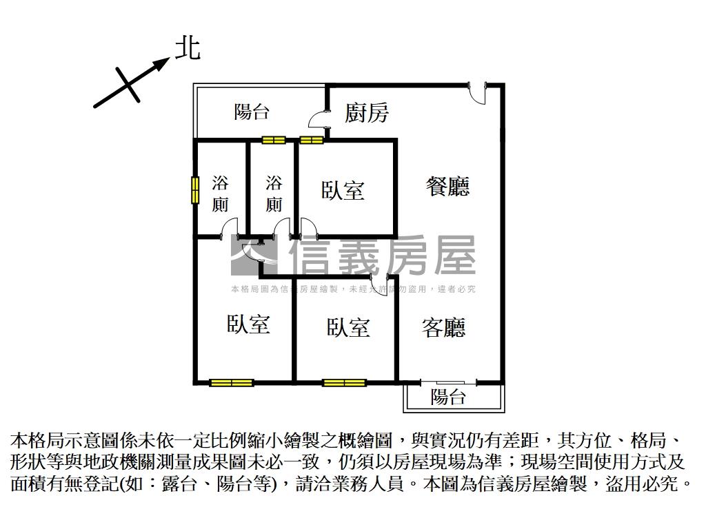 苗栗市全新電梯三房美視野房屋室內格局與周邊環境