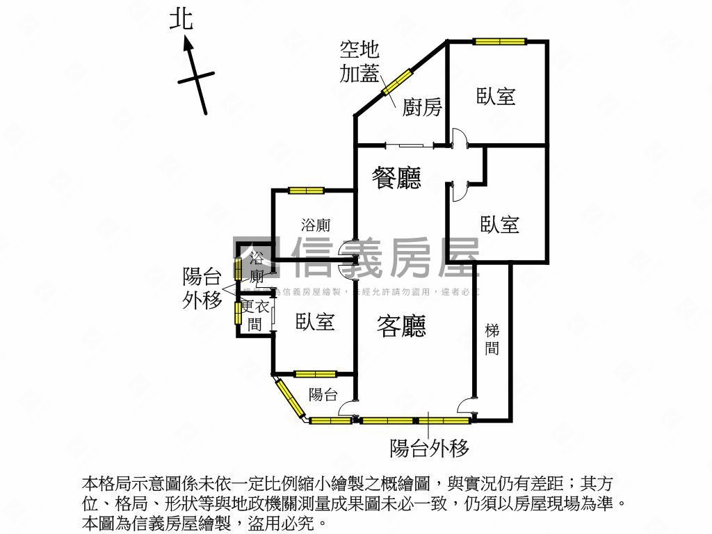 錦和美三樓房屋室內格局與周邊環境