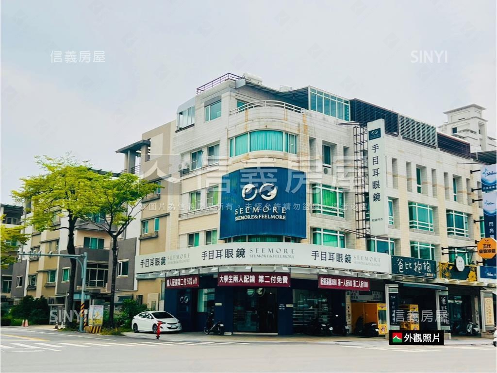 和緯路醒目三角窗金店房屋室內格局與周邊環境