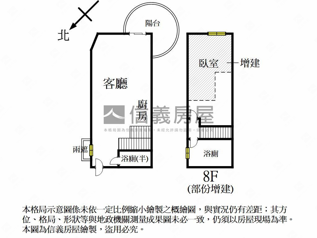 近遠百‧樓中樓‧景觀居所房屋室內格局與周邊環境