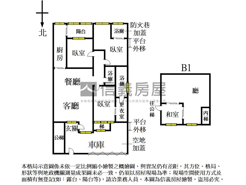 大安森林公園面寬車庫一樓房屋室內格局與周邊環境