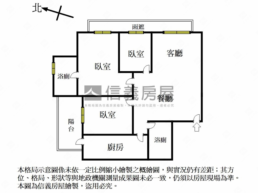 專營潤泰大安富陽三房房屋室內格局與周邊環境