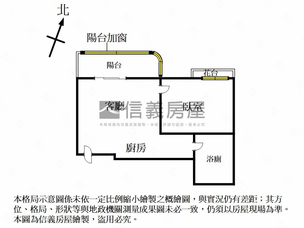 小資明亮電梯房房屋室內格局與周邊環境