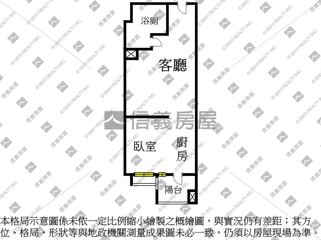 高鐵站前喜徠登一房大空間房屋室內格局與周邊環境